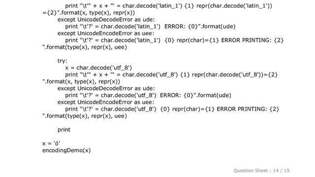 PYTHON : SQLite, python, unicode, and non-utf data смотреть онлайн