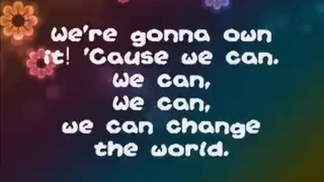 Bridget Mendler-We Can Change The World Lyrics смотреть онлайн