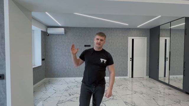 Световые линии как основное освещение, Теневой периметр, Светованная, и скрытые карнизы. смотреть онлайн