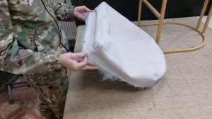 Изготовление мягких элементов для металлического каркаса барного стула