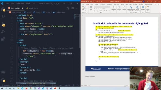 JavaScript Fundamentals (CH2) смотреть онлайн