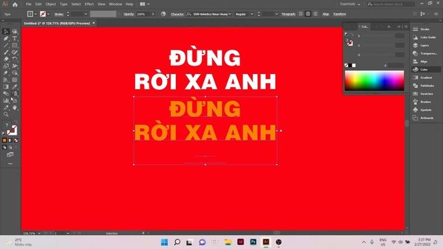 Cách Blend Chữ Trong Illustrator | Graphic Design Tutorials смотреть онлайн