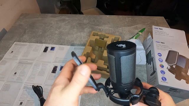 Nor-Tec Streaming-Mikrofon Unboxing, Test mit OBS und Fazit. #nortec #mikrofon смотреть онлайн