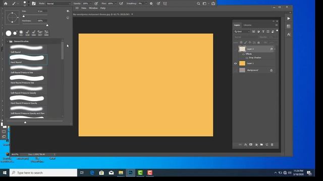 section4-lec25: How to extract ABR Brush file in Resource folder in Photoshop for design backgroun смотреть онлайн