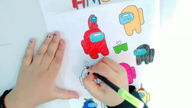 Among Us Drawing || Among Us Impostor Drawing || Among Us смотреть онлайн