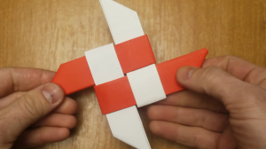 Как сделать сюрикен из бумаги