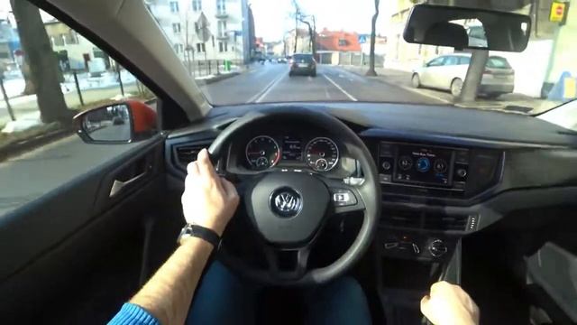 2018 New VW Polo 1 0 75 HP 4K   POV Test Drive