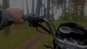 Покатушки на ТРИКЛЕРЕ 110 | Закончился БЕНЗИН в ЛЕСУ