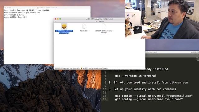 Installing Git for a Mac смотреть онлайн