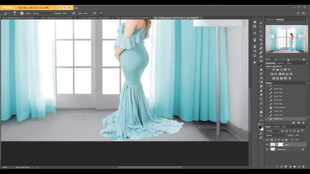 How To Create Amazing Maternity Portraits Using Digital Backgrounds, Easy Photoshop Tutorial