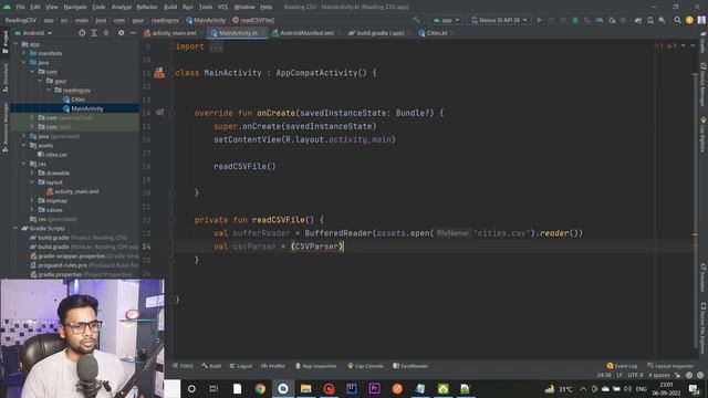 Read CSV File In Android | #hind | #kotlin | #android | #csv | Vison Android | Android Tips