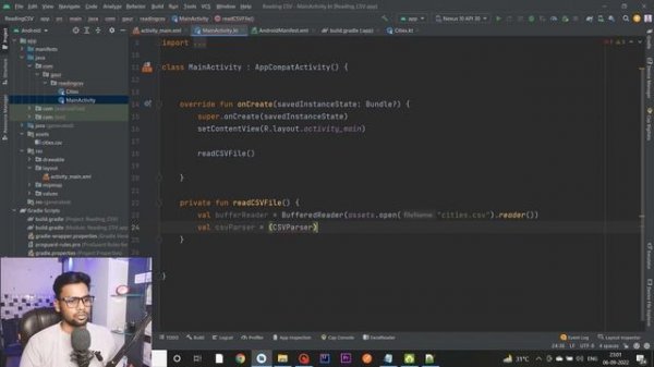 Read CSV File in Android | #hind | #kotlin | #android | #csv | Vison Android | Android Tips