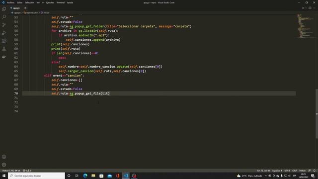 Reproductor mp3 con pygame en Python | Reproductor de música, audio etc смотреть онлайн