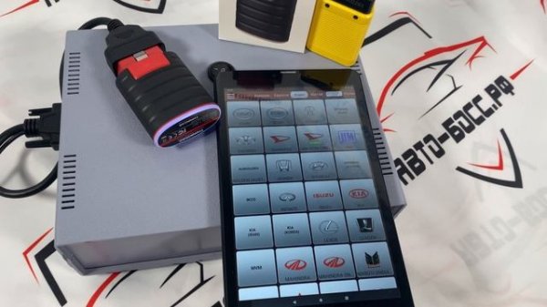 Проверка Launch x431 на дилерском стенде от AUTO BOSS