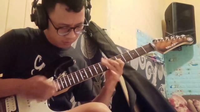 WAIT ... white lion solo guitar cover NUX MG300 смотреть онлайн