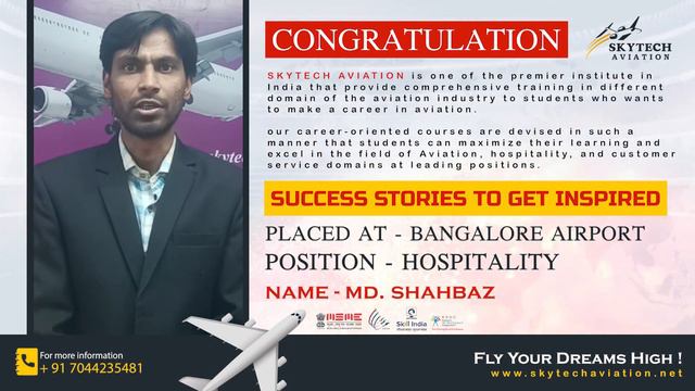 Congratulations Md. Shahbaz For Your Bright Future - Skytech Aviation @SKYTECHAVIATION смотреть онлайн