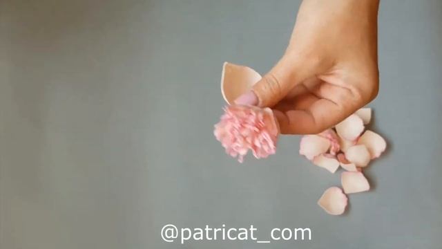 DIY Как сделать цветы пионы из фоамирана, реалистичные цветы, фом флористика
