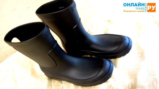 ОНЛАЙН ТРЕЙД.РУ Резиновые сапоги Crocs 204862-060-M13 мужские, черные смотреть онлайн