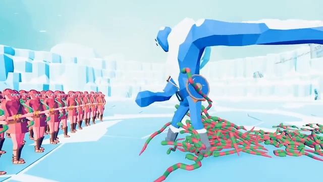 TABS - Ice Giant vs Every Ranged Unit - Totally Accurate Battle Simulator Modded Gameplay смотреть онлайн