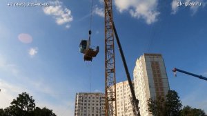 Монтаж башенного крана Potain MDT 178