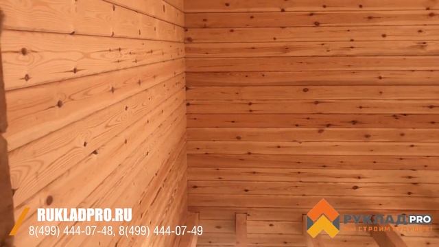 Дом из профилированного бруса камерной сушки сечением 150х150 мм. Комплекс работ по монтажу сруба. смотреть онлайн