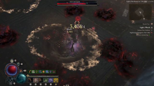Diablo 4 - Season 2 - Infinimist Lidless Wall - T100 Nightmare смотреть онлайн