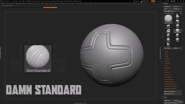 2. Инструменты Zbrush
Basic Brushes смотреть онлайн