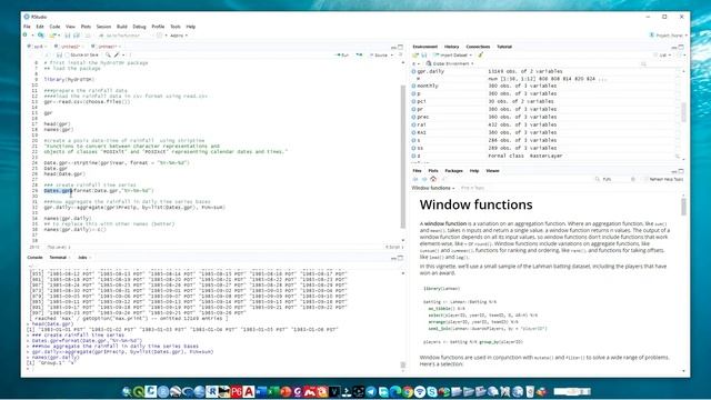 Rainfall time series analysis using hydroTSM package in R-studio смотреть онлайн