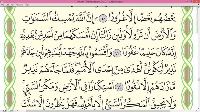 Practice reciting with correct tajweed - Page 439 (Surah Fatir) смотреть онлайн