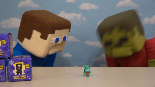 Snorkling with Minecraft Aquatic Series 15 Blind Box Mini Figures смотреть онлайн