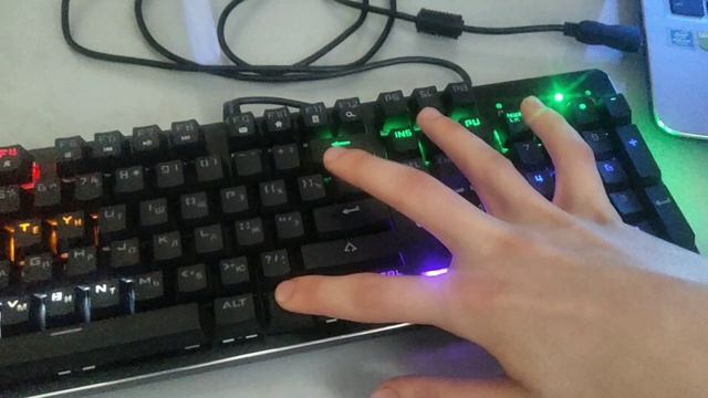 Игровая механическая клавиатура Oklick 990G смотреть онлайн