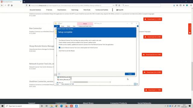 Sharp Network Scanner Lite Tool смотреть онлайн
