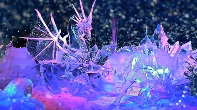 Ледяная сказка: скульптуры из льда