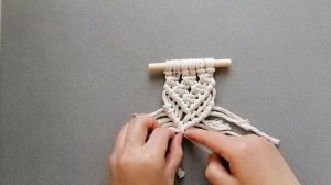 DIY Macrame Tutorial | DIY Mini Macrame | Макраме | Мини панно