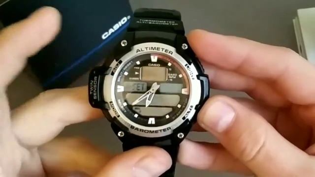 Краткий обзор наручных часов Casio SGW-400H-1B смотреть онлайн