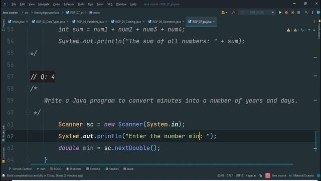 Java Lecture 7 Practice Set | the royal group of Pak смотреть онлайн