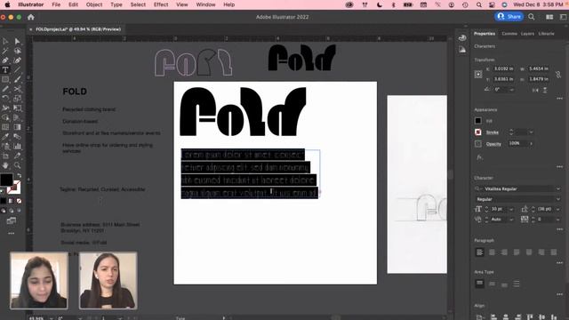 Creating the Brand Identity for a Recycled Clothing Store with Paola Kassa - 1 of 2 смотреть онлайн