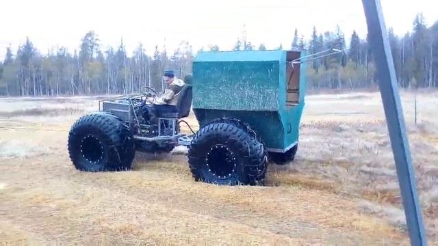 Покоряем болото. Каракат колеса арктиктранс 1300 700. смотреть онлайн