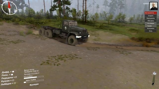 SpinTires 2 сезон 6 испытание Канава ЯАЗ 214 смотреть онлайн