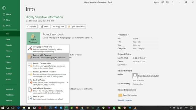 How to Make a Microsoft Excel and Microsoft Word Document Password Protected in Hindi. смотреть онлайн