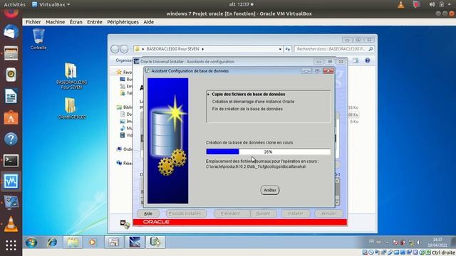 Installation et configuration Oracle 10 G смотреть онлайн