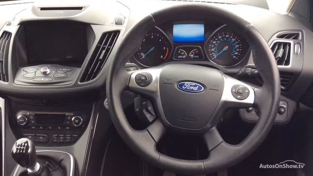 FORD KUGA TITANIUM SPORT TDCI WHITE 2016 смотреть онлайн