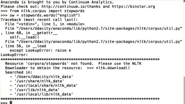 Stopwords in NLTK - Intro to Machine Learning смотреть онлайн