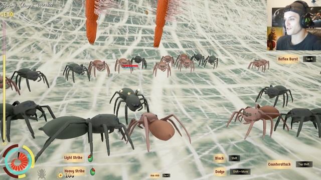 NEW JUMPING SPIDER LIFE CYCLE! Living Inside A Spider Nest! - Drunk On Nectar Gameplay смотреть онлайн