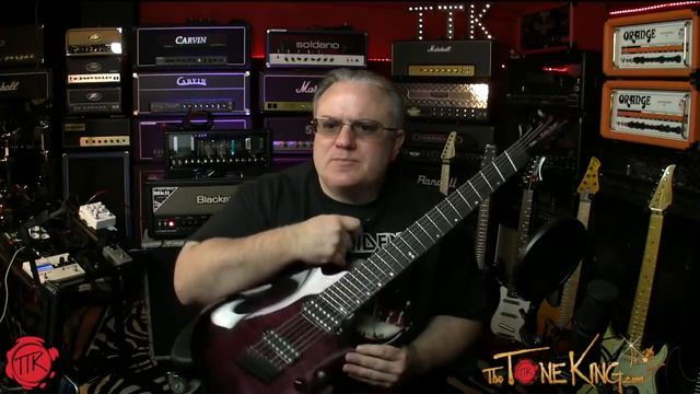 Least Expensive 7 String Fanned Fret / Multi-Scale Guitar! Harley Benton смотреть онлайн