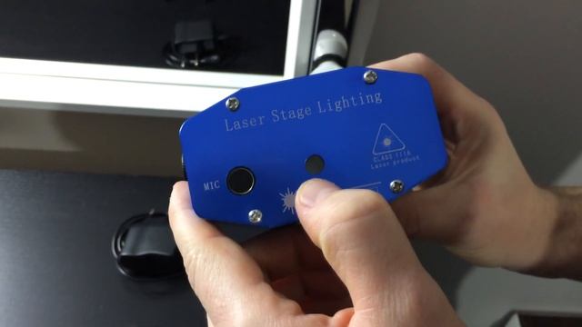 Мини Голографический лазерный проектор Holographic Laser Star Projector Mini