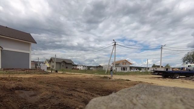 Планирование участка и установка столбов для забора смотреть онлайн