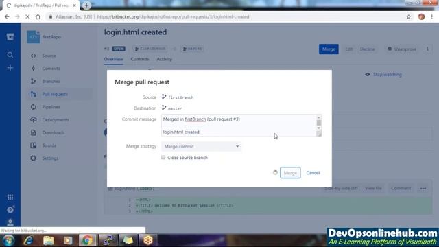 BitBucket Tutorial #4 - PULL Request & Revert смотреть онлайн