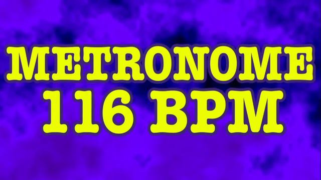 116 BPM Metronome - 10 Minute Metronome - 116BPM Click Track - 10 Minute Timer - Metrónomo 116 BPM смотреть онлайн