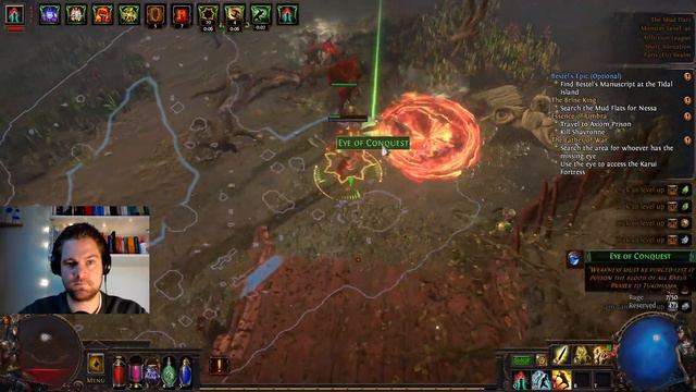 Path of Exile Affliction League Beginner Playthrough with Boneshatter. Part 13 смотреть онлайн